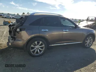 2006 Infiniti FX with VIN JNRAS08WX6X206675, listed as a Copart auction lot 72879774 with 185,758 mi miles and Salvage Title. Bid and sale history available at DreamBid. Image 3.
