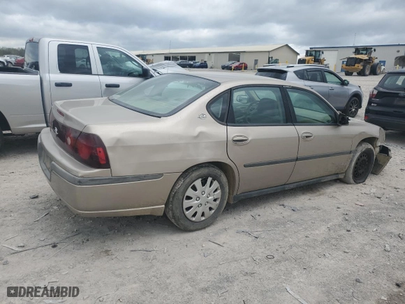 2001 Chevrolet Impala with VIN 2G1WF55E519281867, listed as a Copart auction lot 51529345 with 0 mi miles and Salvage Title. Bid and sale history available at carsss.com. Image 3.