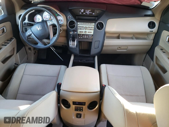 2010 Honda Pilot EX with VIN 5FNYF3H49AB002536, listed as a Copart auction lot 87884825 with 130,108 mi miles and Salvage Title. Bid and sale history available at carsss.com. Image 8.