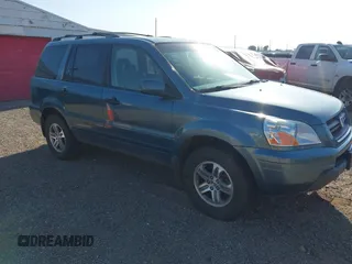 2005 Honda Pilot EX-L с VIN 2HKYF18565H505865, выставлен на аукционе IAAI как лот 42509495 с пробегом 122 888 миль миль и . История ставок и продаж доступна на DreamBid. Изображение 1.