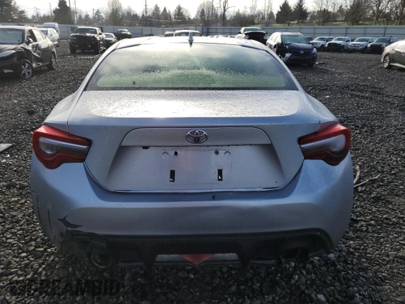 2020 Toyota 86 with VIN JF1ZNAA13L9752593, listed as a Copart auction lot 43829445 with 56,218 mi miles and Salvage title. Bid and sale history available at DreamBid. Image 6.