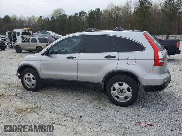 2007 Honda CR-V LX with VIN JHLRE38357C075975, listed as a Copart auction lot 50368765 with 159,834 mi miles and Salvage Title. Bid and sale history available at carsss.com. Image 2.
