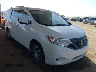 2014 Nissan Quest SV z VIN JN8AE2KP6E9107850, wystawiony jako IAAI lot #42262856 z przebiegiem 144 505 mil mil oraz . Historia ofert i sprzedaży dostępna na DreamBid. Obrazek 1.