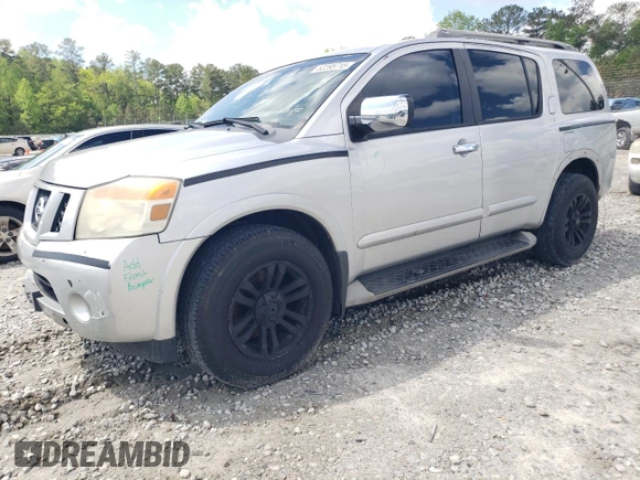 2011 Nissan Armada SV with VIN 5N1BA0ND9BN622731, listed as a Copart auction lot 52295715 with 283,550 mi miles and Non Repairable. Bid and sale history available at DreamBid. Image 1.