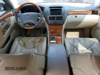 2004 Lexus LS 430 z VIN JTHBN36F940162592, wystawiony jako Copart lot #59467195 z przebiegiem 130 867 mil mil oraz Czysty tytuł • Clean title. Historia ofert i sprzedaży dostępna na DreamBid. Obrazek 8.