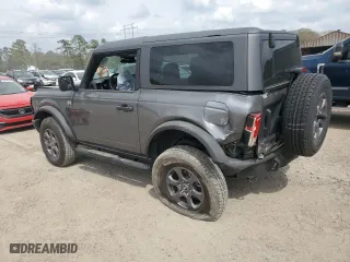 2024 Ford Bronco Big Bend with VIN 1FMDE7AH0RLA55295, listed as a Copart auction lot 49311005 with 3,383 mi miles and Salvage Title. Bid and sale history available at carsss.com. Image 2.