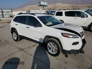 2016 Jeep Cherokee Altitude with VIN 1C4PJMAS0GW215128, listed as a Copart auction lot 83919964 with 134,891 mi miles and Salvage title. Bid and sale history available at DreamBid. Image 4.