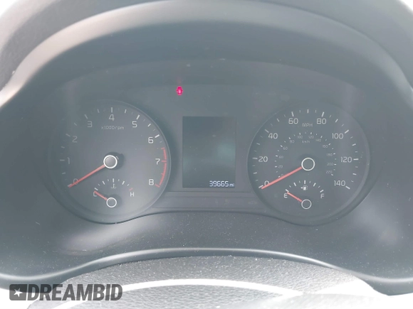 2021 Kia Rio LX with VIN 3KPA24AD1ME372886, listed as a IAAI auction lot 41876332 with 39,665 mi miles and . Bid and sale history available at DreamBid. Image 7.
