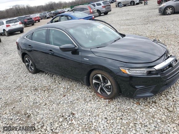 2022 Honda Insight EX with VIN 19XZE4F59NE014884, listed as a Copart auction lot 86981484 with 6,807 mi miles and Salvage Title. Bid and sale history available at carsss.com. Image 4.