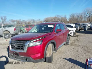 2024 Nissan Pathfinder Platinum z VIN 5N1DR3DJ1RC205331, wystawiony jako IAAI lot #41460658 z przebiegiem 22 980 mil mil oraz . Historia ofert i sprzedaży dostępna na DreamBid. Obrazek 17.