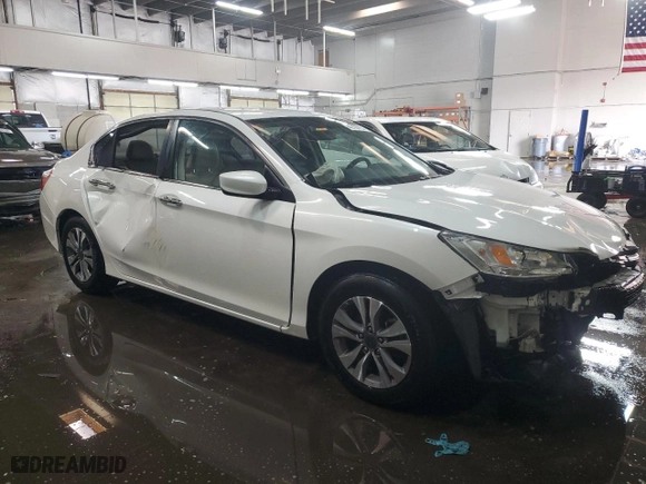 2014 Honda Accord Sedan LX with VIN 1HGCR2F33EA181260, listed as a Copart auction lot 46105755 with 148,541 mi miles and Salvage Title. Bid and sale history available at carsss.com. Image 4.