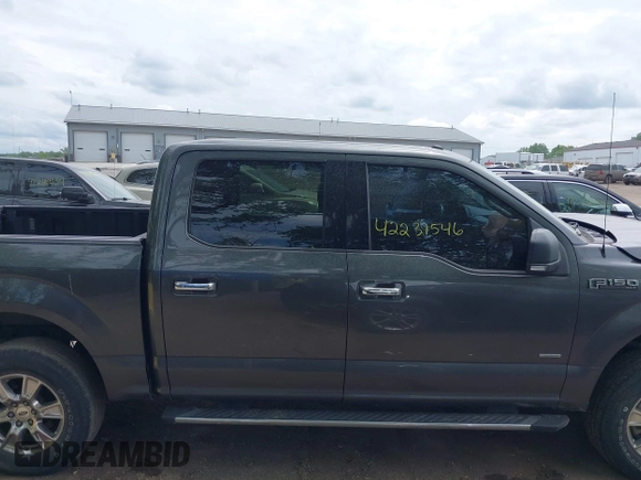 2017 Ford F-150 XL with VIN 1FTEW1EGXHFB50433, listed as a IAAI auction lot 42231546 with 105,140 mi miles and . Bid and sale history available at DreamBid. Image 13.