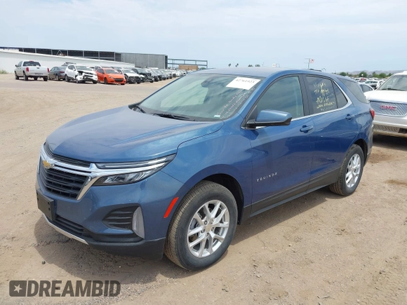 2024 Chevrolet Equinox LT with VIN 3GNAXUEG4RL344290, listed as a IAAI auction lot 42761923 with 29,056 mi miles and . Bid and sale history available at DreamBid. Image 2.