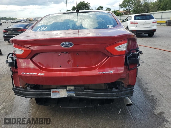 2014 Ford Fusion SE Hybrid with VIN 3FA6P0LU6ER386425, listed as a Copart auction lot 64362835 with 197,320 mi miles and Salvage title. Bid and sale history available at DreamBid. Image 6.