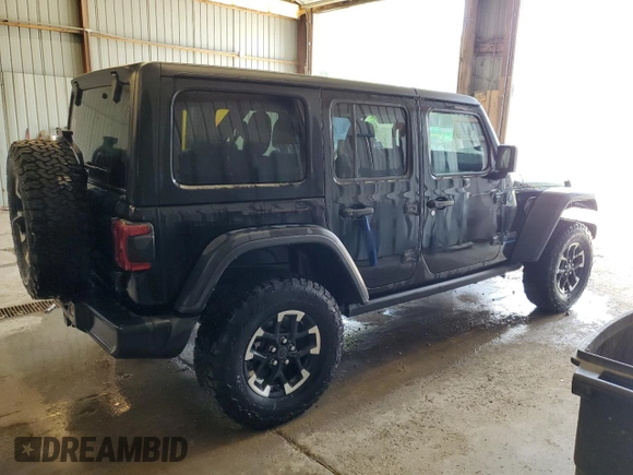 2024 Jeep Wrangler Rubicon with VIN 1C4RJXR67RW269269, listed as a Copart auction lot 65432245 with 25,054 mi miles and Clean title. Bid and sale history available at DreamBid. Image 3.