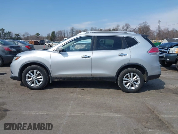 2016 Nissan Rogue SV with VIN KNMAT2MV7GP601761, listed as a IAAI auction lot 41811002 with 97,913 mi miles. Bid and sale history available at carsss.com. Image 15.