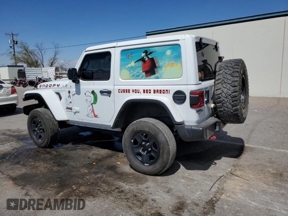 2021 Jeep Wrangler Rubicon z VIN 1C4HJXCG6MW713859, wystawiony jako Copart lot #72422884 z przebiegiem 52 627 mil mil oraz Szkoda całkowita • Salvage title. Historia ofert i sprzedaży dostępna na DreamBid. Obrazek 2.