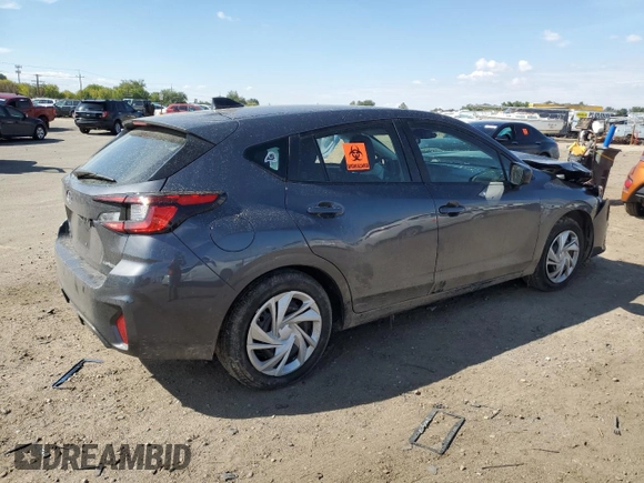 2024 Subaru Impreza with VIN JF1GUABCXR8860444, listed as a Copart auction lot 72289334 with 749 mi miles and Salvage Title. Bid and sale history available at carsss.com. Image 3.
