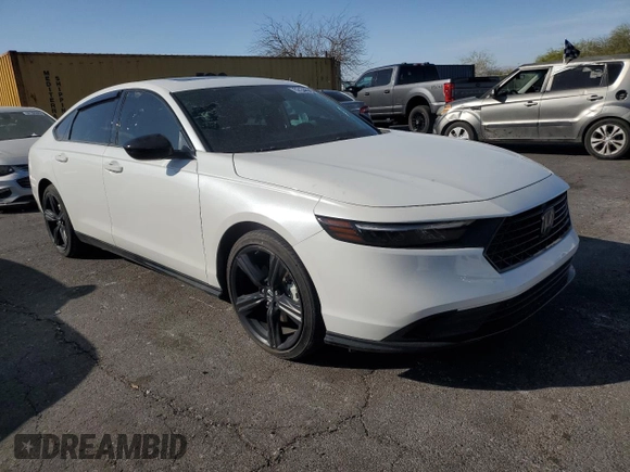 2023 Honda Accord Sport-L с VIN 1HGCY2F76PA047013, выставлен на аукционе Copart как лот 52135595 с пробегом 29 016 миль миль и Списание • Salvage title. История ставок и продаж доступна на DreamBid. Изображение 4.