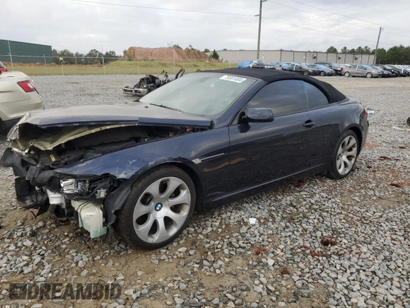 2007 BMW 6 Series 650i z VIN WBAEK13527CN83125, wystawiony jako Copart lot #79381004 z przebiegiem 140 844 mil mil oraz Szkoda całkowita • Salvage title. Historia ofert i sprzedaży dostępna na DreamBid. Obrazek 1.