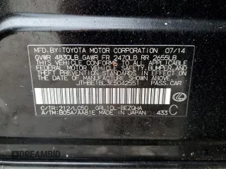 2014 Lexus GS 350 с VIN JTHBE1BL3E5042551, выставлен на аукционе Copart как лот 51676915 с пробегом 146 254 миль миль и Чистый • Clean title. История ставок и продаж доступна на DreamBid. Изображение 14.