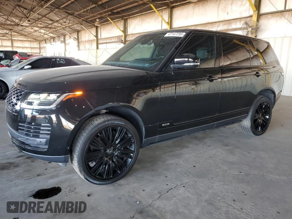 2019 Land Rover Range Rover with VIN SALGS5RE9KA519302, listed as a Copart auction lot 47147295 with 100,955 mi miles and Clean title. Bid and sale history available at DreamBid. Image 1.
