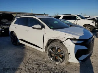2023 Audi Q4 e-tron Premium Plus with VIN WA1L2BFZ7PP004096, listed as a Copart auction lot 82879694 with 6,838 mi miles and Salvage Title. Bid and sale history available at carsss.com. Image 4.
