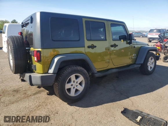 2008 Jeep Wrangler Unlimited X with VIN 1J4GB39108L505868, listed as a Copart auction lot 54970455 with 225,794 mi miles and Salvage Title. Bid and sale history available at DreamBid. Image 3.