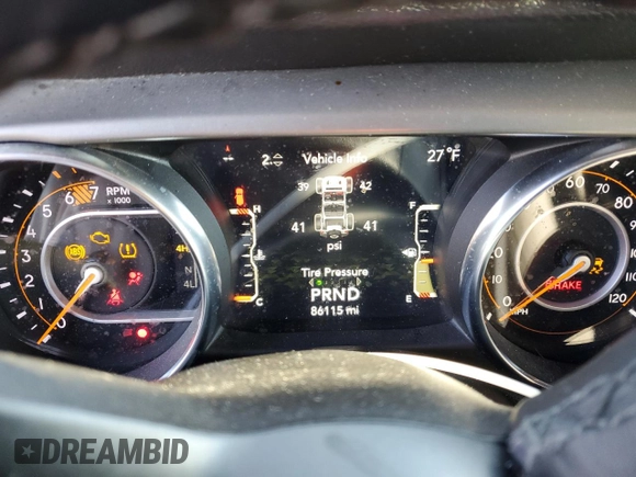 2021 Jeep Wrangler Unlimited Sport S z VIN 1C4HJXDN4MW625647, wystawiony jako Copart lot #44941615 z przebiegiem 86 115 mil mil oraz Szkoda całkowita • Salvage title. Historia ofert i sprzedaży dostępna na DreamBid. Obrazek 9.