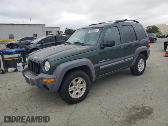 2002 Jeep Liberty Sport with VIN 1J4GL48K32W357377, listed as a Copart auction lot 53203055 with 111,413 mi miles and Clean Title. Bid and sale history available at carsss.com. Image 1.