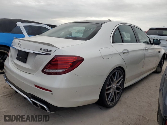 2018 Mercedes-Benz E-Class AMG E 63 S with VIN WDDZF8KB2JA435106, listed as a Copart auction lot 75439464 with 0 mi miles and Non Repairable. Bid and sale history available at carsss.com. Image 3.