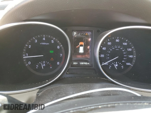2017 Hyundai Santa Fe Ultimate with VIN 5XYZW4LA9HG458319, listed as a Copart auction lot 62652175 with 128,700 mi miles and Salvage title. Bid and sale history available at DreamBid. Image 9.