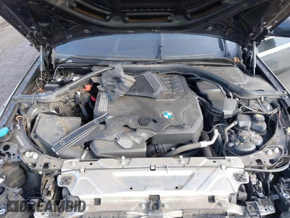 2019 BMW 3 Series 330i xDrive with VIN WBA5R7C58KFH25535, listed as a IAAI auction lot 41232856 with 85,401 mi miles. Bid and sale history available at carsss.com. Image 10.