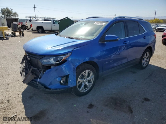 2019 Chevrolet Equinox LT with VIN 3GNAXVEX1KS564309, listed as a Copart auction lot 52532655 with 94,595 mi miles and Salvage Title. Bid and sale history available at carsss.com. Image 1.