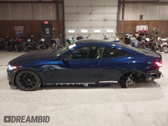 2024 BMW M4 Competition xDrive with VIN WBS43AZ04RCP64729, listed as a IAAI auction lot 41178319 with 15,806 mi miles and . Bid and sale history available at DreamBid. Image 14.