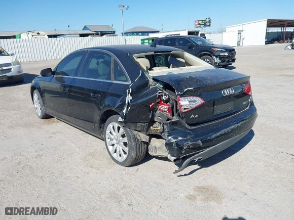 2011 Audi A4 2.0T Premium Plus with VIN WAUEFAFL8BN001850, listed as a IAAI auction lot 41851345 with 1 mi miles. Bid and sale history available at carsss.com. Image 3.