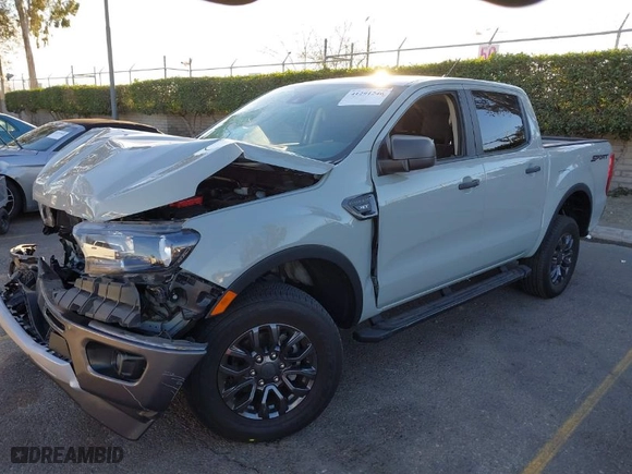 2023 Ford Ranger XL with VIN 1FTER4EH6PLE02485, listed as a IAAI auction lot 41291246 with 25,230 mi miles. Bid and sale history available at carsss.com. Image 2.