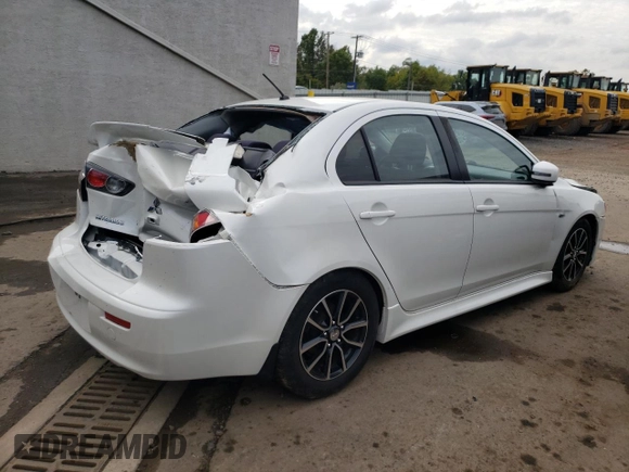 2017 Mitsubishi Lancer ES with VIN JA32U2FU0HU015118, listed as a Copart auction lot 73926434 with 78,240 mi miles and Salvage Title. Bid and sale history available at carsss.com. Image 3.