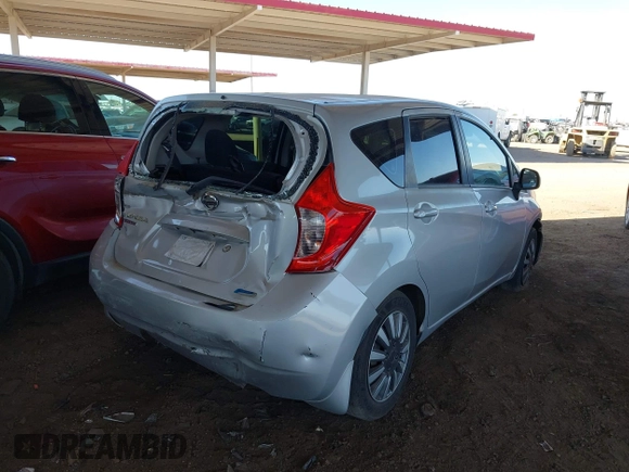 2014 Nissan Note S with VIN 3N1CE2CP0EL385172, listed as a IAAI auction lot 42315761 with 92,699 mi miles and . Bid and sale history available at DreamBid. Image 4.