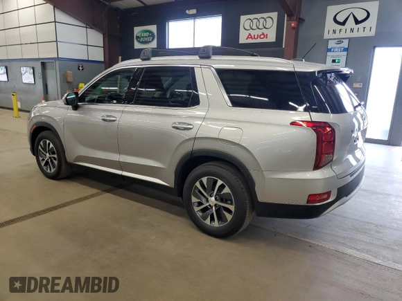 2022 Hyundai Palisade SEL z VIN KM8R24HE6NU404781, wystawiony jako Copart lot #57979005 z przebiegiem 88 069 mil mil oraz Czysty tytuł • Clean title. Historia ofert i sprzedaży dostępna na DreamBid. Obrazek 2.