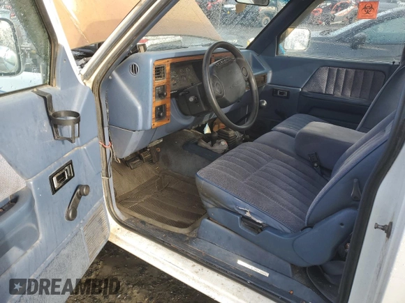 1995 Dodge Dakota with VIN 1B7GG23X1SS250126, listed as a Copart auction lot 86535174 with 317,540 mi miles and Salvage Title. Bid and sale history available at carsss.com. Image 8.