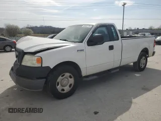 2005 Ford F-150 XL with VIN 1FTRF12245NA50159, listed as a Copart auction lot 48482775 with 96,334 mi miles and Salvage Title. Bid and sale history available at carsss.com. Image 1.