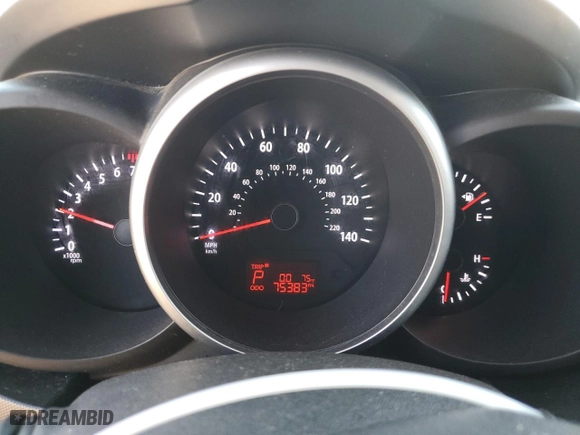 2013 Kia Soul + with VIN KNDJT2A65D7751845, listed as a Copart auction lot 73206964 with 75,383 mi miles and Salvage Title. Bid and sale history available at carsss.com. Image 9.