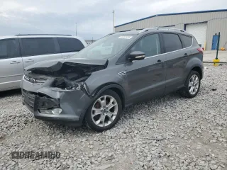 2015 Ford Escape Titanium with VIN 1FMCU9J90FUA52213, listed as a Copart auction lot 50302455 with 170,268 mi miles and Salvage Title. Bid and sale history available at carsss.com. Image 1.