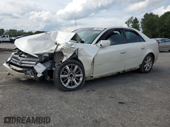 2007 Cadillac CTS with VIN 1G6DP577370111362, listed as a Copart auction lot 72855244 with 109,424 mi miles and Salvage Title. Bid and sale history available at carsss.com. Image 1.
