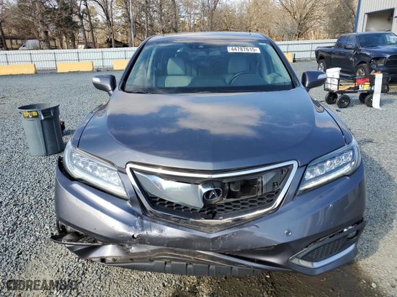 2018 Acura RDX w/Advance Pkg with VIN 5J8TB4H76JL002336, listed as a Copart auction lot 44787615 with 86,995 mi miles and Salvage Title. Bid and sale history available at carsss.com. Image 5.