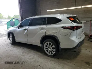 2024 Toyota Highlander LE with VIN 5TDKDRBH7RS547006, listed as a Copart auction lot 59846345 with Not provided miles and Salvage title. Bid and sale history available at DreamBid. Image 2.