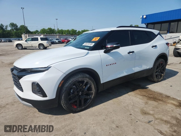 2021 Chevrolet Blazer LT с VIN 3GNKBCRS3MS576969, выставлен на аукционе Copart как лот 60418185 с пробегом 52 771 миль миль и Списание • Salvage title. История ставок и продаж доступна на DreamBid. Изображение 1.