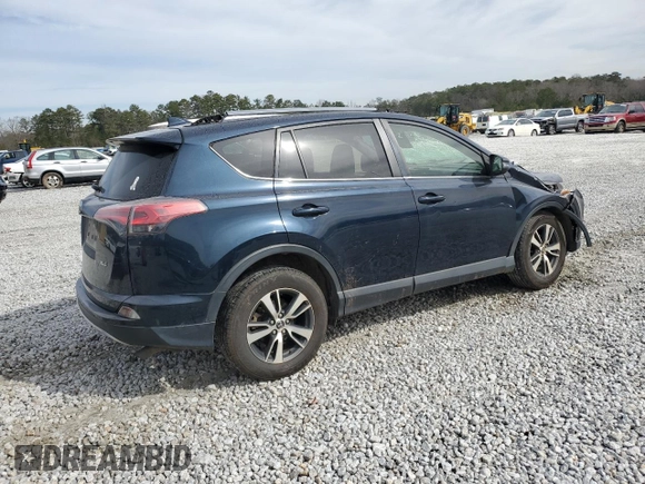 2018 Toyota RAV4 XLE with VIN JTMWFREV6JJ735000, listed as a Copart auction lot 45869275 with 113,675 mi miles and Salvage Title. Bid and sale history available at DreamBid. Image 3.