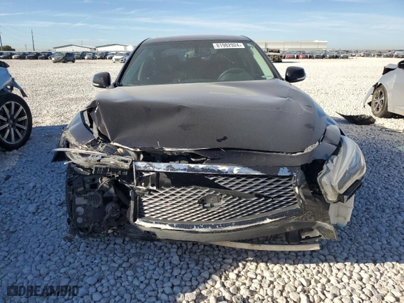 2014 Infiniti Q50 Hybrid Premium with VIN JN1AV7AR2EM702982, listed as a Copart auction lot 81982924 with 0 mi miles and Salvage Title. Bid and sale history available at carsss.com. Image 5.